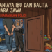 Ilustrasi pria aniaya ibu dan balita diamankan polisi