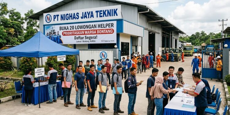 Ilustrasi Loker di PT Nighas Jaya Teknik Buka 20 Lowongan Helper