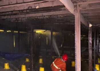 Kondisi Kadang ayam di Sebulu Kukar usai terbakar