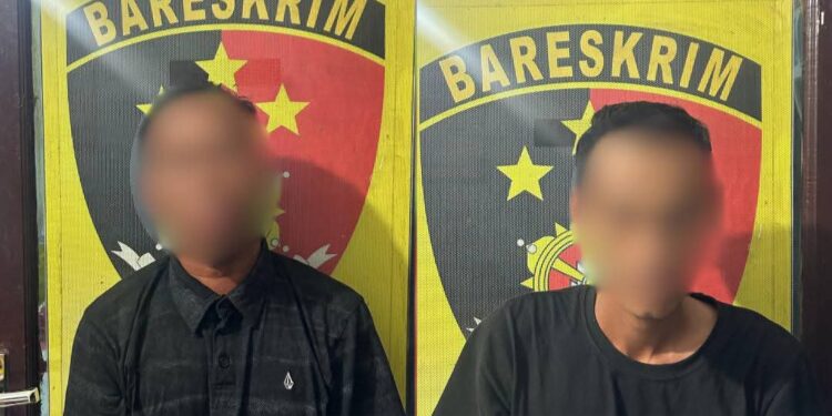 Dua Terduga pelaku narkoba diamankan Polsek Anggana Kukar