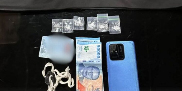 Barang bukti yang diamankan polisi