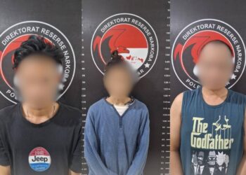 Tiga terduga tersangka miliki sabu diamankan Polrea Kukar