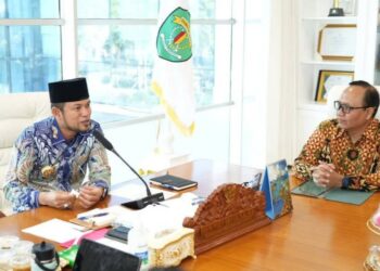 Gubernur Kaltim Rudy Mas'ud terimah dengan baik rombongan KPK