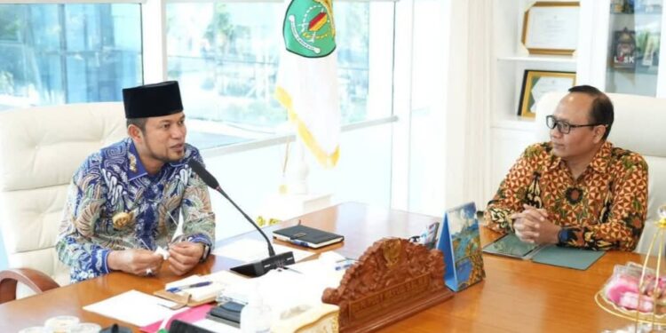 Gubernur Kaltim Rudy Mas'ud terimah dengan baik rombongan KPK