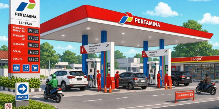 Ilustrasi SPBU