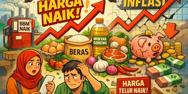 Ilustrasi Harga Naik di Kaltim