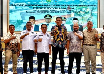 Rakor Lanjutan Pelaksanaan Porprov Kaltim KE-VIII 2026 di Kabupaten Paser
