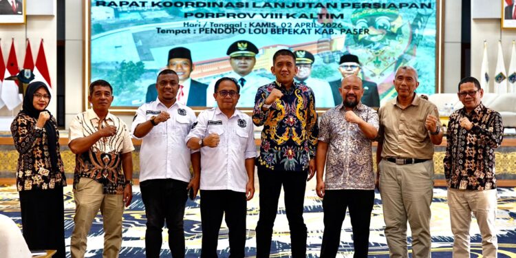 Rakor Lanjutan Pelaksanaan Porprov Kaltim KE-VIII 2026 di Kabupaten Paser