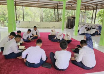 Suasana pembelajaran program UMMI SMPN 5 Bontang