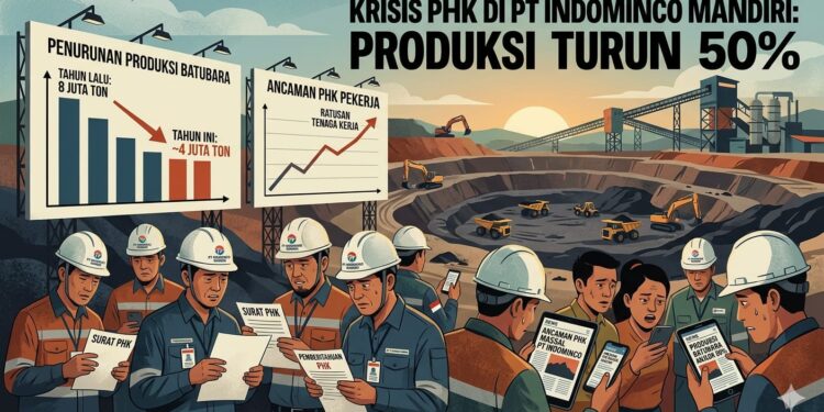 Ilustrasi Ancaman PHK di Sektor Tambang