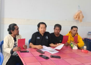 Konferensi pers, Forum Pemuda Kutai Timur, (Dok/Cuitan)