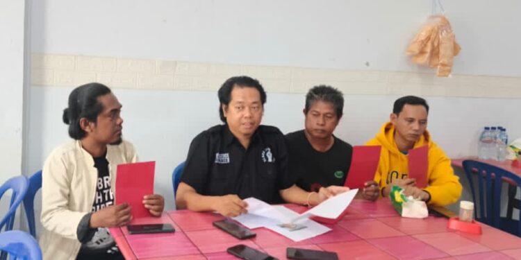 Konferensi pers, Forum Pemuda Kutai Timur, (Dok/Cuitan)