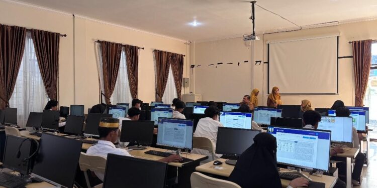 Suasana TKA Paket B SKB Bontang