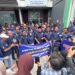 Sejumlah kader Partai NasDem di Kalimantan Timur menggelar aksi protes terhadap laporan Majalah Tempo