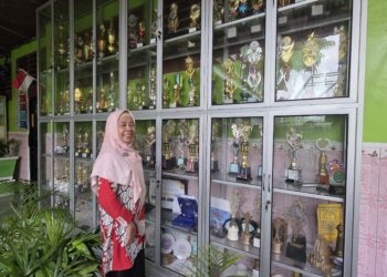 SDN 008 Bontang Utara dengan berbagai raihan prestasi yang didapatkan