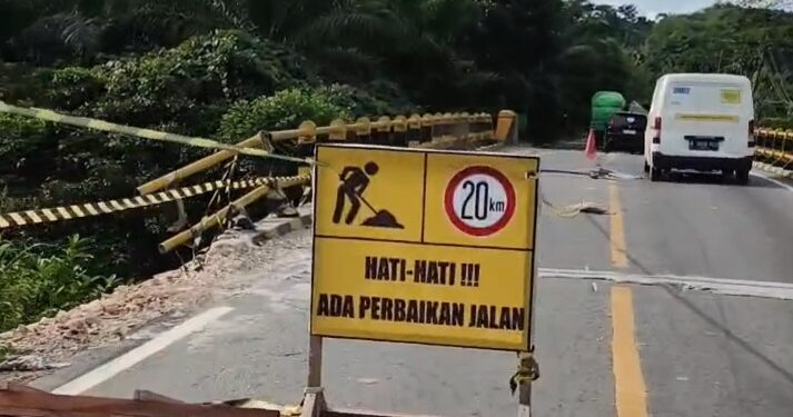 Jembatan Sangkima Ditutup Sementara karena Perbaikan