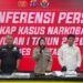 Konferensi Pers Polres Bontang terkait narkoba