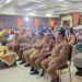 Kepala Disdikbud Bontang, Abdu Safa Muha (kedua dari kiri) mengikuti kegiatan donor darah yang digelar PT KNI.