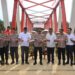 Peresmian Jembatan Merah Putih di Kecamatan Wahau Kutim
