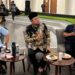 Konferensi pers Gubernur Kaltim Rudy Mas'ud