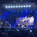 Group band legendaris Indonesia Gigi tampil menghibur masyarakat Kutai Timur dalam Hari Ulang Tahun (HUT) PT Kaltim Prima Coal (KPC) yang 44 Tahun, Sabtu (25/4/2025).