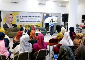 Sosialisasi Perda (Sosper) ke-4 di daerah Legislator Kaltim Shemmy Permata Sari