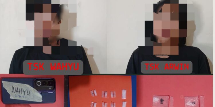 Terduga pelaku peredaran sabu diamankan Polres Bontang