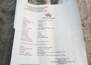 Bukti laporan hilang