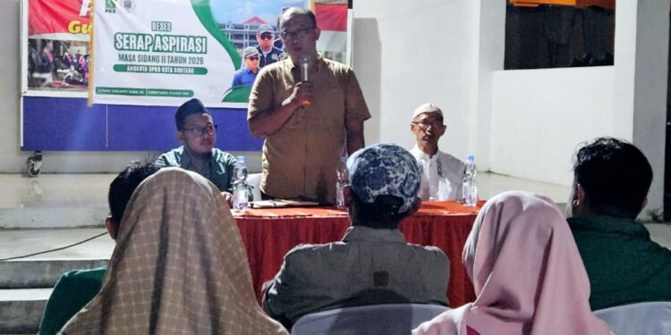 Bonnie Sukardi, dari Fraksi PKB DPRD Bontang menggelar reses