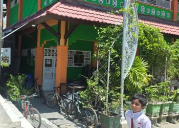 Salah satu CCTV di SDN 004 Bontang Barat