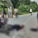 Kecelakaan ganda yang terjadi di Jalan Poros Muara Badak - Samarinda, tepatnya di Desa Batu-batu, Kecamatan Muara Badak, Minggu (12/4/2026) sore