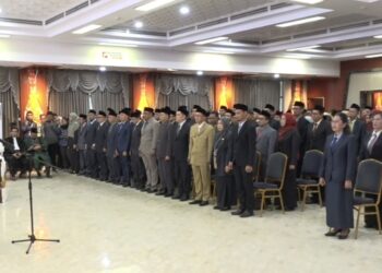 Pemerintah Kota Bontang melakukan pelantikan terhadap 145 pejabat, mulai dari jabatan administrator, pengawas hingga fungsional.