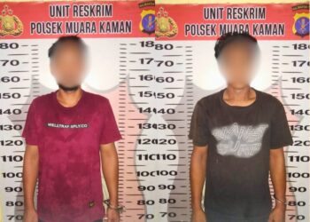 Dua terduga pelaku pencurian diamankan Polres Kukar