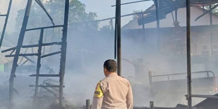 Kondisi Aset Desa di Sebulu Ulu Kukar usai terbakar