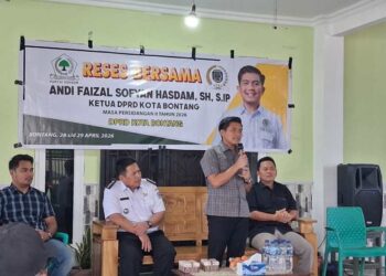 Reses Ketua DPRD Bontang, Andi Faizal Sofyan Hasdam