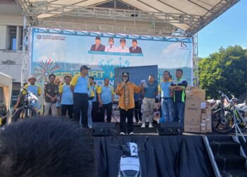 Wali Kota Bontang gelae peringatan May Day di (Dok/Cuitan)