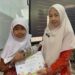 Salah satu murid yang mendapat penghargaan