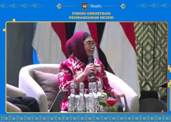 Wali Kota Bontang, Neni Moerniaeni, menjadi narasumber dalam Forum Orkestrasi Pembangunan Negeri