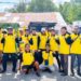 Shemy Permata Sari Salurkan Puluhan Seragam untuk Pengemudi Bentor