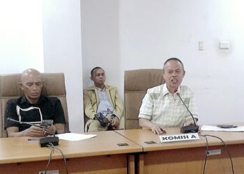 Rapat Komisi A DPRD Bontang bersama Asisten Pemerintahan dan Kesejahteraan Rakyat, Kepala Dinas Kesehatan Bontang, serta BPJS Kesehatan Cabang Bontang