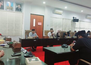 Doa bersama DPRD Bontang untuk Wakil Ketua II DPRD dari Fraksi PDI Perjuangan, Maming, yang meninggal dunia