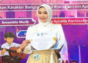 Nielfa Nilam Apriva, raih Juara 2 cabang solo vocal. (Ostimewa)