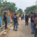 Pra Rekonstruksi Polres Bontang dalam kasus pencurian mangga beberapa hari lalu