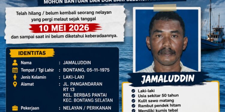 Nelayan asal Bontang hilang di laut