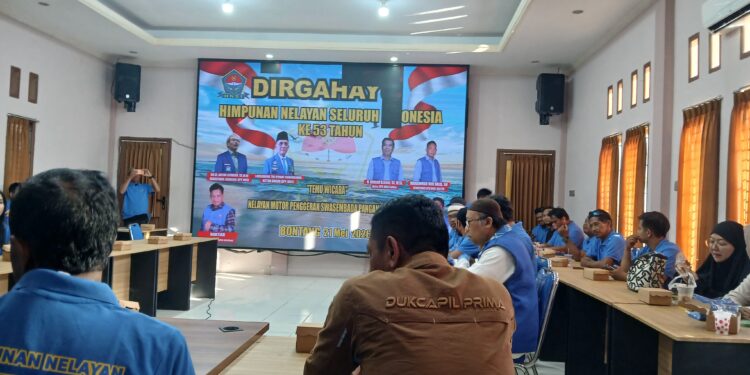 HUT ke-53 Himpunan Nelayan Seluruh Indonesia (HNSI), di Bontang, Jumat (22/5/2026)