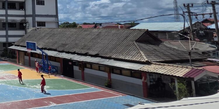 Gedung lama SMPN 2 Bontang yang akan dijadikan RTH