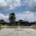 Halaman Rumah Adat Kutai di Guntung. (Istimewa)
