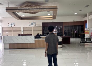 Mal Pelayana Publik yang berada di Pasar Taman Rawa Indah (Tamrin), Bontang Selatan
