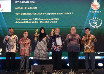Badak LNG Raih Tiga Penghargaan TOP CSR Awards 2026