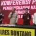 Konferensi Pers Polres Bontang terkait kasus narkoba